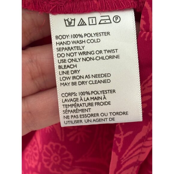 Urban Outfitters Ecote Magenta Sleeveless Floral Dress With Back Snap Detail S - Picture 5 of 13